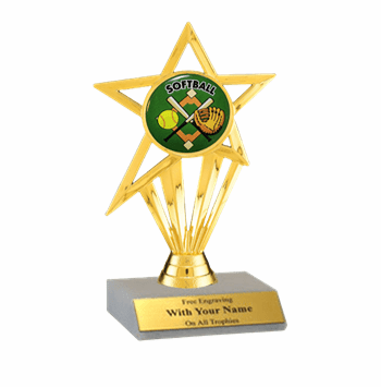 Softball Participation Insert Trophy - Click to enlarge