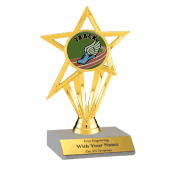 Participation Insert Trophy - Track - Click to enlarge
