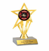 Volunteer Firefighter Participation Insert Trophy