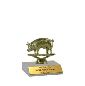 Participation Trophies - Pig Figure - Click to enlarge