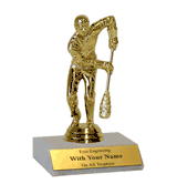 Broomball Participation Trophy - Marble Base