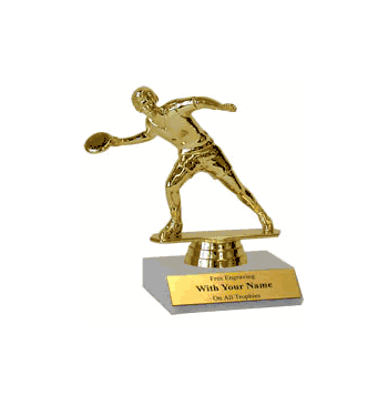Participation Trophies with Marble Platform - Disc Golf - Click to enlarge