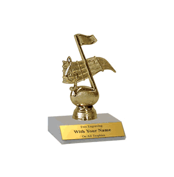 Participation Trophies with Marble Platform - Music - Click to enlarge