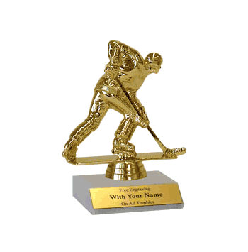 Participation Trophies with Marble Platform - Roller Hockey - Click to enlarge