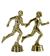 Participation Trophies with Marble Platform - Track & Field - 2