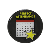 Perfect Attendance Epoxy Decal (2")