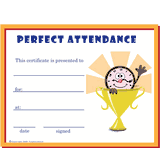 Perfect Attendance Free Template