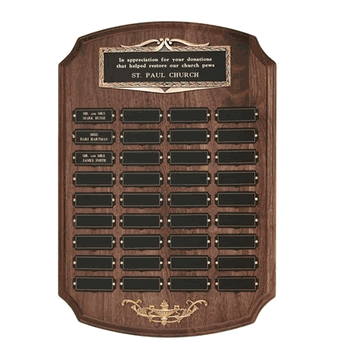 Perpetual Name Plaque - 14" x 20" - Click to enlarge