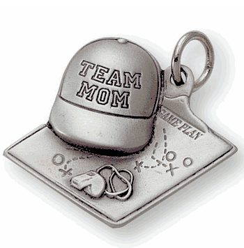 Pewter Key Chains -Team Mom - Click to enlarge