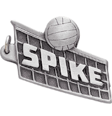 Pewter Key chains -Volleyball