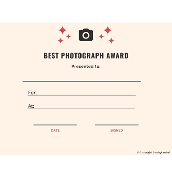 Photography Award (Best Photograph) - Click to enlarge