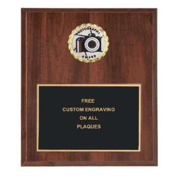 Photography Insert Plaque (Multiple Styles) - Click to enlarge