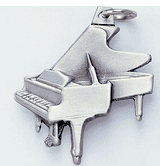 Piano Pewter Keychains