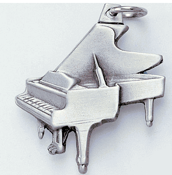 Piano Pewter Keychains - Click to enlarge