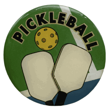 Pickleball Epoxy Decal (2") - Click to enlarge