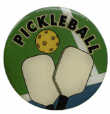 Pickleball Epoxy Decal (2")