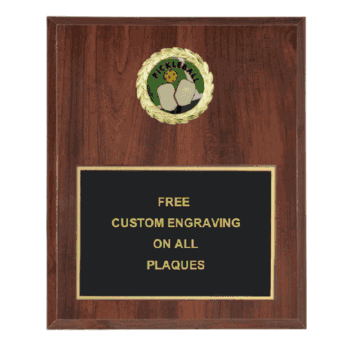 Pickleball Insert Plaque (Multiple Styles) - Click to enlarge