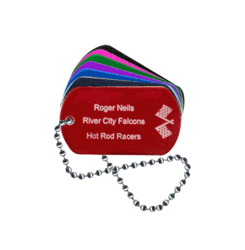 Pinewood Derby Dog Tag - Click to enlarge