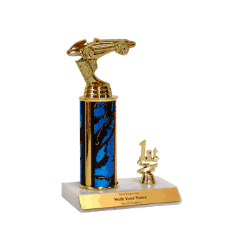 Pinewood Derby Year Trim Trophies - Click to enlarge