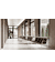 Glass Mobile Divider, Clear, 74"H x 38"W - 3