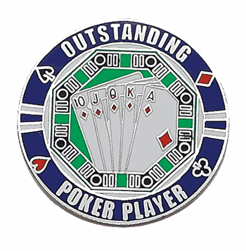 Poker Lapel Pin (BR Series) - Click to enlarge