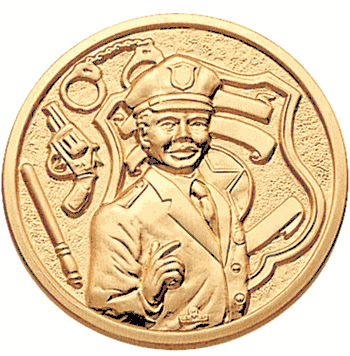 Police, GENERAL Litho Medal Insert - Click to enlarge