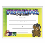 Preschool Diploma Certificate