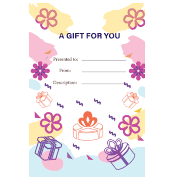 Presents - 4" x 6" (Vertical) - Click to enlarge