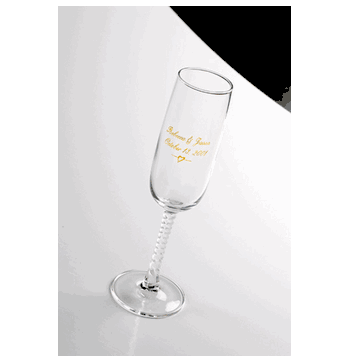 Printed Champagne Glass - Click to enlarge