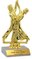 Participation Trophies with Marble Platform - Dance (Couples)