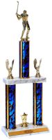 Quick-Ship Two-Tier Trophy with Golf Figure