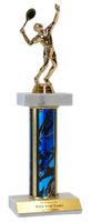 Double Platform Tennis Figure Trophies (3 sizes)