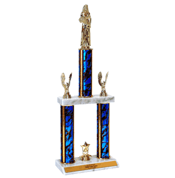 Quick-Ship Two-Tier Trophies - Beauty Queen - Click to enlarge