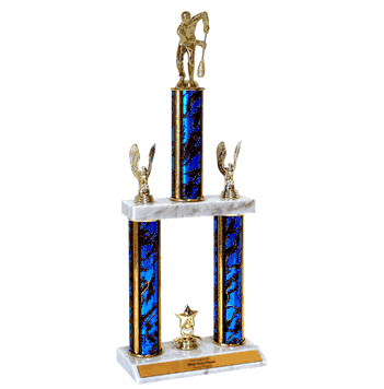 Two Tier Broomball Trophy - Click to enlarge