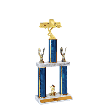 Quick-Ship Two-Tier Trophies - Vintage Pick-Up - Click to enlarge