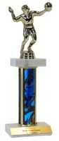 Double Platform Volleyball Figure Trophies (3 sizes)