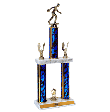 Quick-Ship Winners Line Trophies - Bowling - Click to enlarge