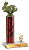 Rabbit Trophy With Year Indicator Trim