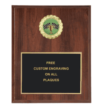 Racing Insert Plaque (Multiple Styles) - Click to enlarge