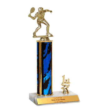 Racquetball Place Trim Trophies (1st, 2nd, 3rd) - Click to enlarge