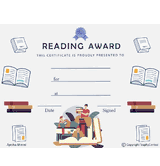 Reading Award Free Template (Free!)