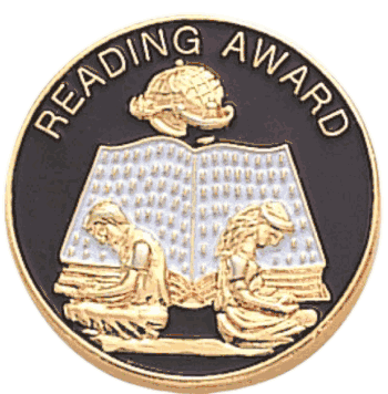 Reading Award Pin - Click to enlarge