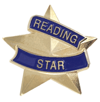 Reading Star Pins - Click to enlarge