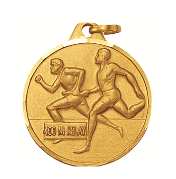 Relay Race Medals, Male (1 1/4") - Click to enlarge