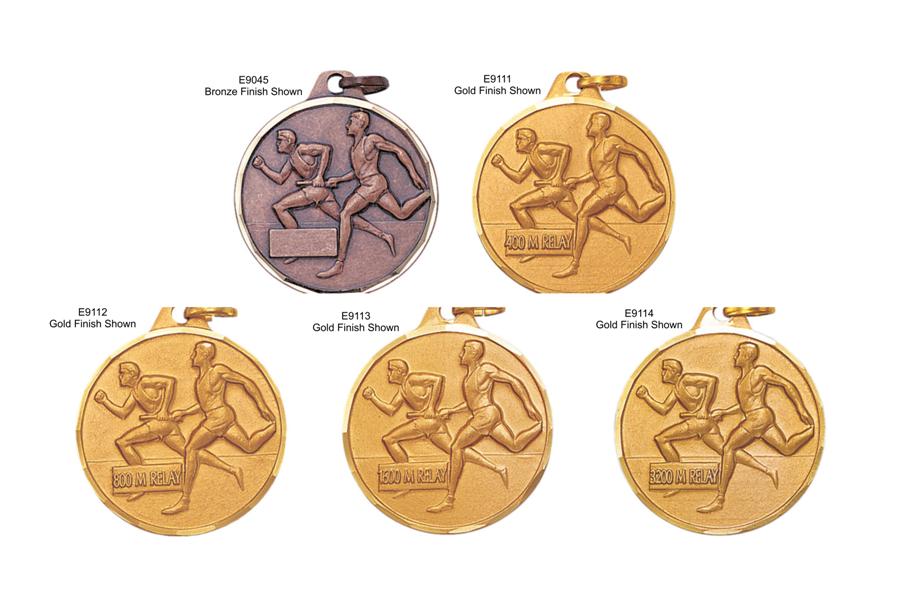Relay Race ESeries Medals, Male (1 1/4")