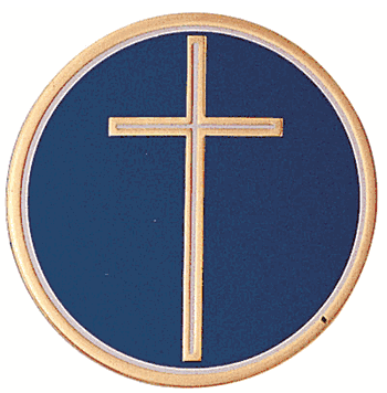 Religious Cross (493581) Litho Medal Insert - Click to enlarge