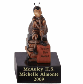 Resin Series - Spelling Award - Click to enlarge