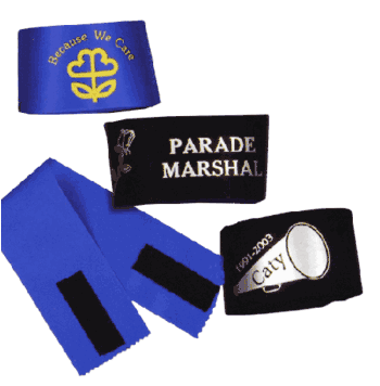 Ribbon Armbands (Mourning, Parade, etc.) - Click to enlarge