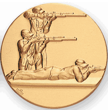 Rifle 3 Position Litho Medal Insert - Click to enlarge