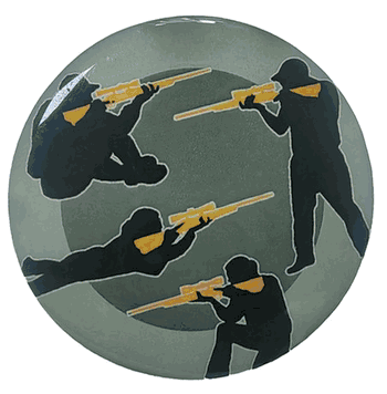 Rifle Epoxy Decal (2") - Click to enlarge